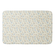 Modernes gelbes Vintages Wildblume-Muster