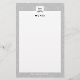 Modernes Geometrie Muster Grau Schwarz Flyer