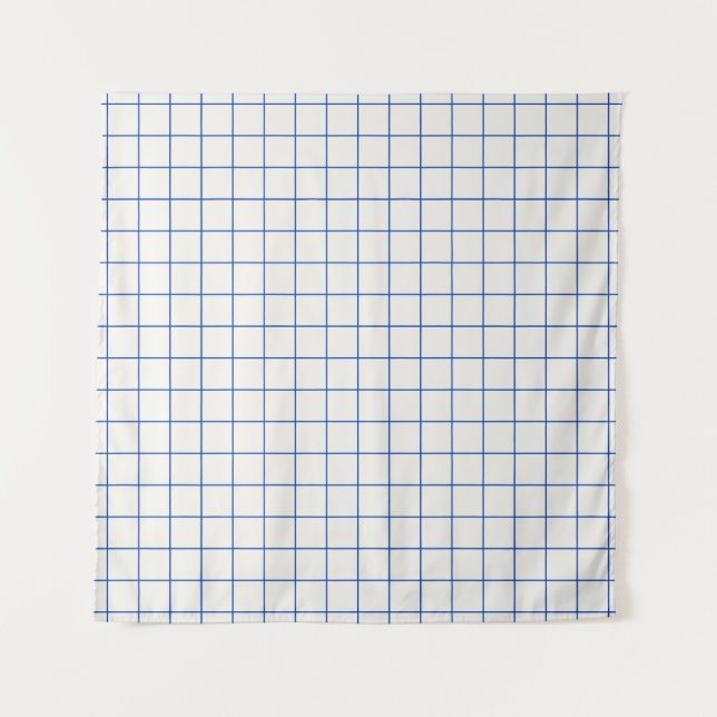 Modernes geometrisch abstraktes Musterdesign mit S Wandteppich (Vorderseite)