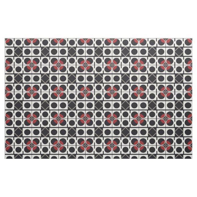 Modernes geometrisches Abstrakt Stoff (Fat Quarter (45,7 x 55,9 cm))