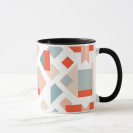 "Modernes geometrisches Bild mit Formen und Farben Tasse