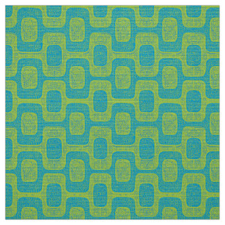 Modernes geometrisches Design aus dem Mittelalter Stoff