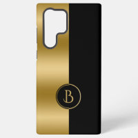 Modernes geometrisches Design aus Gold und Schwarz