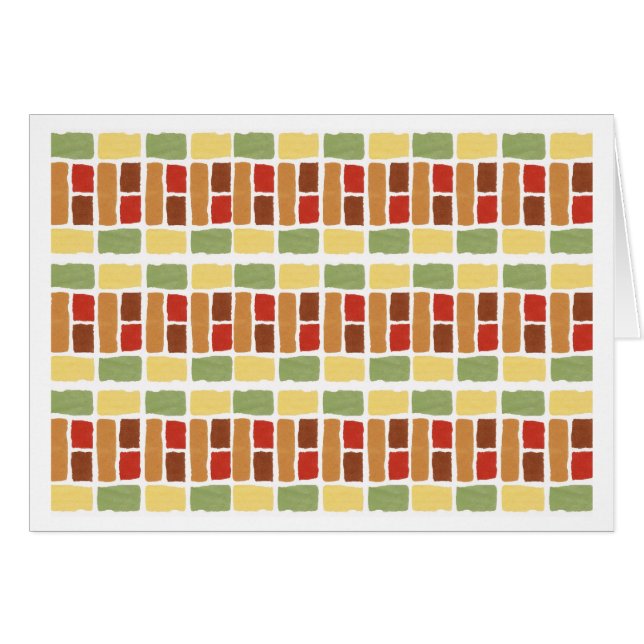 Modernes geometrisches Design, leere generische Ka (Vorderseite (Horizontal))