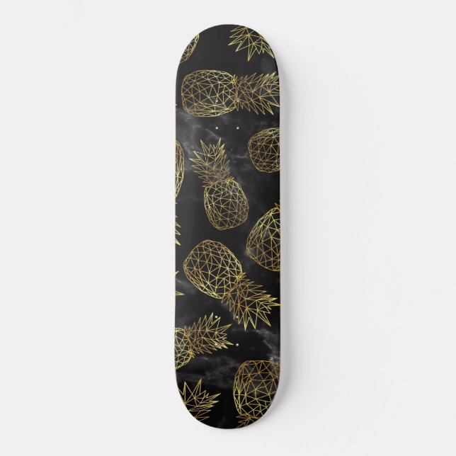 Modernes geometrisches Design Skateboard (Vorderseite)