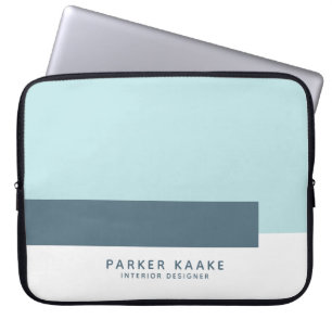 Modernes geometrisches, einfaches Design Laptopschutzhülle