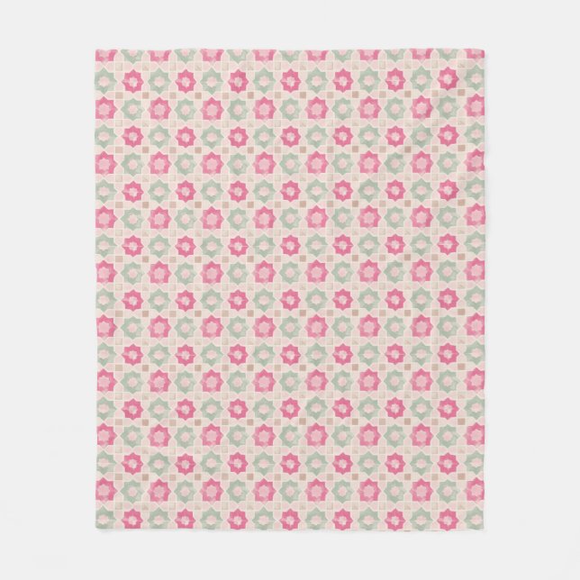Modernes geometrisches Fleece Blanket - stilvoll u (Vorderseite)
