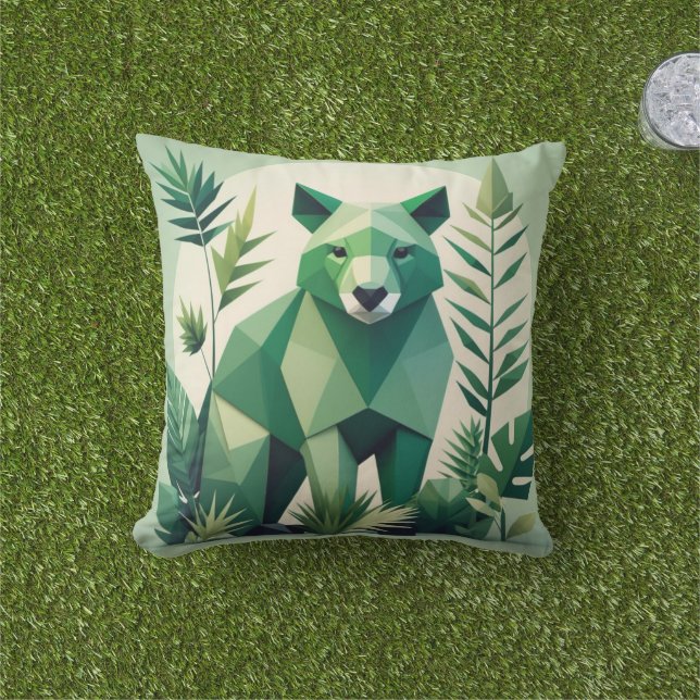 Modernes geometrisches Kissen (Golfball-Marker)