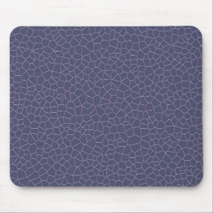 Modernes geometrisches Lila Marmormuster Mousepad