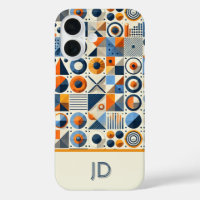 Modernes geometrisches Mit Monogramm