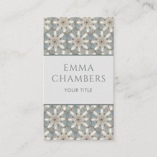 Modernes geometrisches Muster Abstrakter Formen Visitenkarte