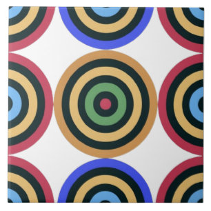 Modernes geometrisches Muster aus dem Mittelalter Fliese