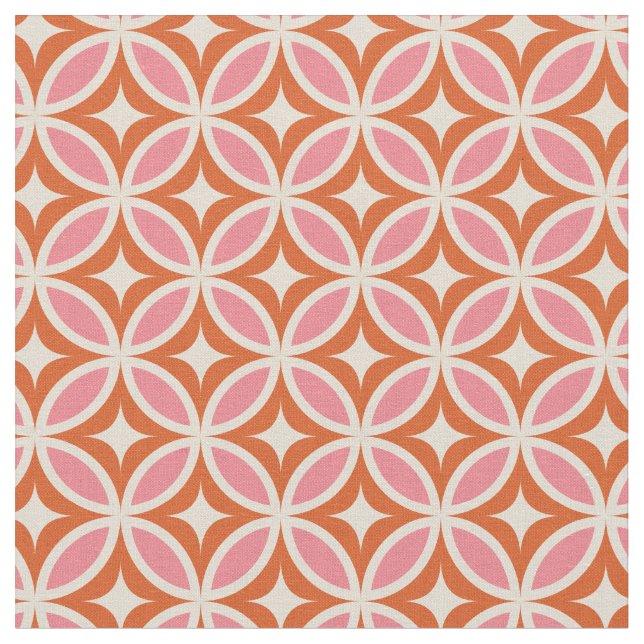Modernes geometrisches Muster aus dem Mittelalter  Stoff (Nahaufnahme)