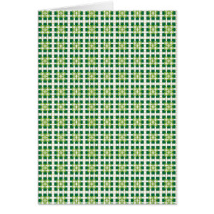 Modernes geometrisches Muster der grünen Wälder