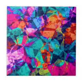 Modernes geometrisches Muster Fliese