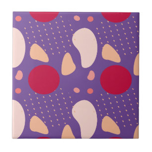 Modernes geometrisches Muster Fliese