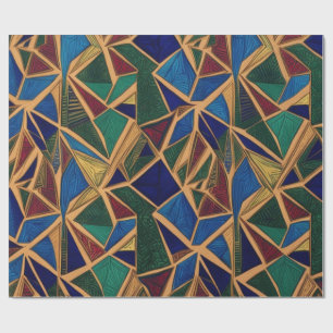 Modernes geometrisches Muster Geschenkpapier