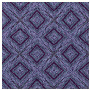 Modernes geometrisches Muster lila und grau Stoff