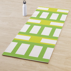 Modernes geometrisches Muster Mitte des Jahrhunder Yogamatte