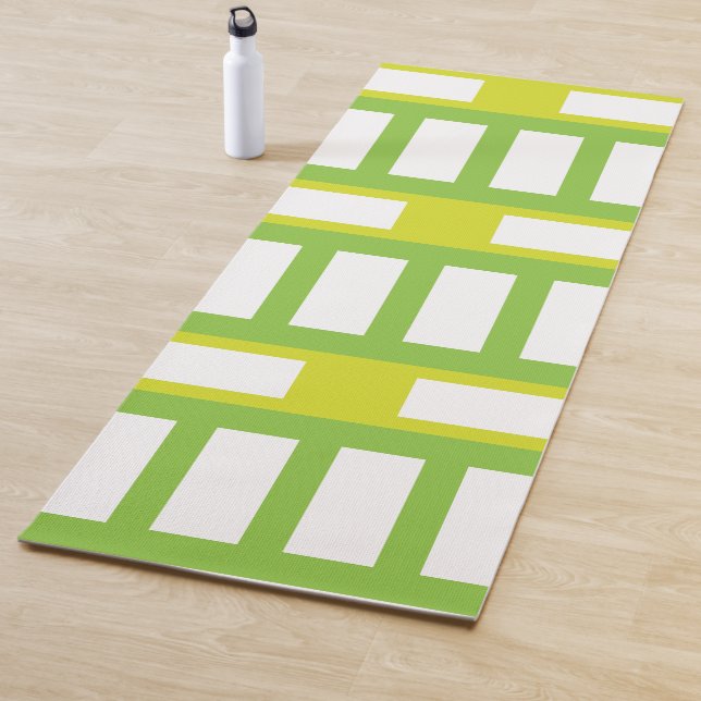 Modernes geometrisches Muster Mitte des Jahrhunder Yogamatte (Beispiel)