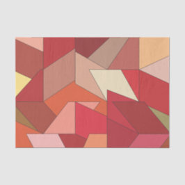 Modernes geometrisches Muster Seidenpapier