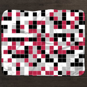 Modernes geometrisches Muster Sherpadecke