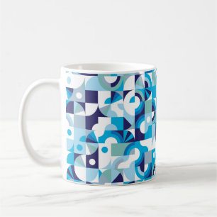 Modernes geometrisches nahtloses Muster Kaffeetasse