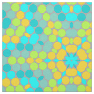 Modernes geometrisches Punktmuster des Pops Stoff
