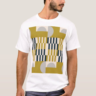 Modernes geometrisches, skandinavisches Retro-Must T-Shirt