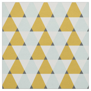 Modernes geometrisches tadelloses gelbes stoff
