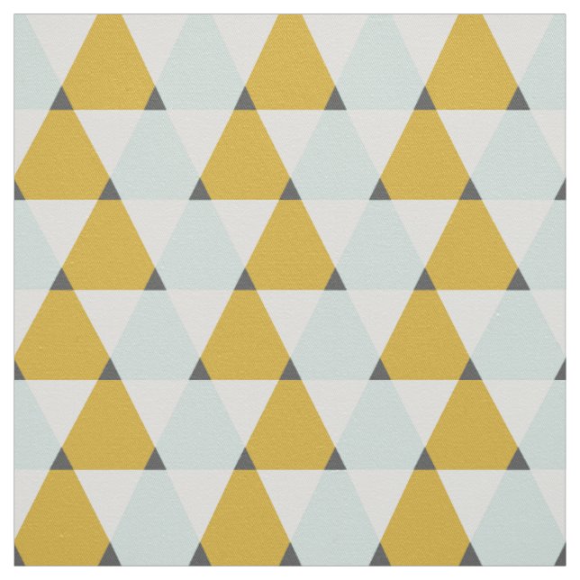 Modernes geometrisches tadelloses gelbes stoff (Muster)