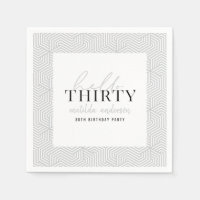 Modernes geometrisches und skritisches 30. Party