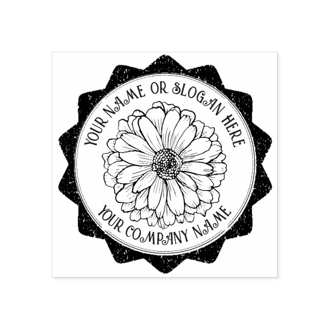 MODERNES GESCHÄFT | Custom Business Logo Company Gummistempel (Prägung)