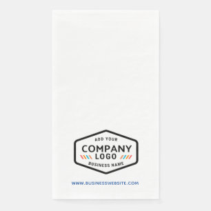 Modernes Geschäft-Logo und benutzerdefinierte Unte Serviette