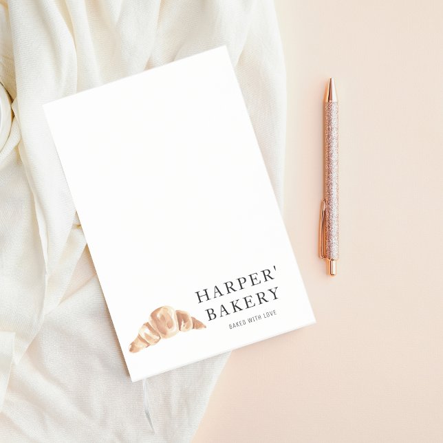 Modernes Geschäft mit Beruflichen Logos für Bäcker Post-it Klebezettel (Von Creator hochgeladen)