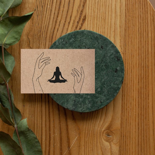 Modernes Geschäft mit Beruflichen Logos für Yoga-I Visitenkarte (Von Creator hochgeladen)