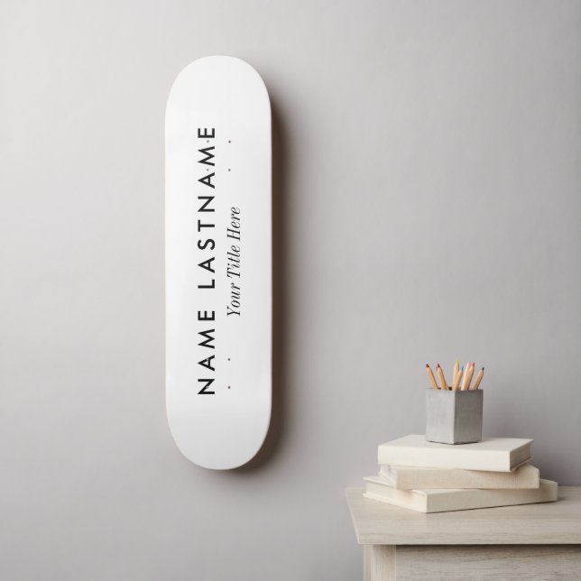 Modernes geschäftliches Werbelogo Skateboard (Wandkunst)