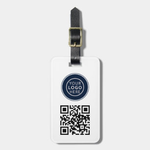 Modernes Geschäftslogo und QR-Code-Promotion Gepäckanhänger