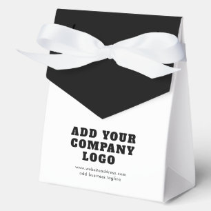 Modernes Geschäftslogo und Slogan-Promotion Geschenkschachtel