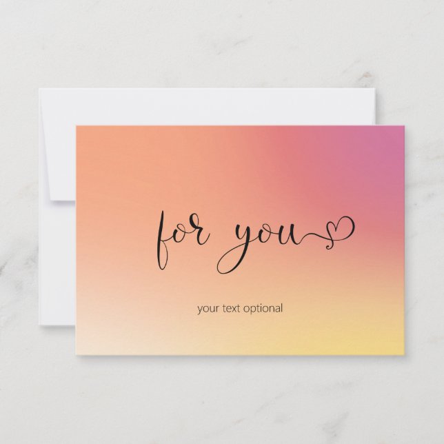 MODERNES GESCHÄFTSZEUGNIS (Vorderseite)