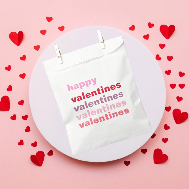 Modernes Geschenk des Happy Valentines Geschenktütchen (Von Creator hochgeladen)