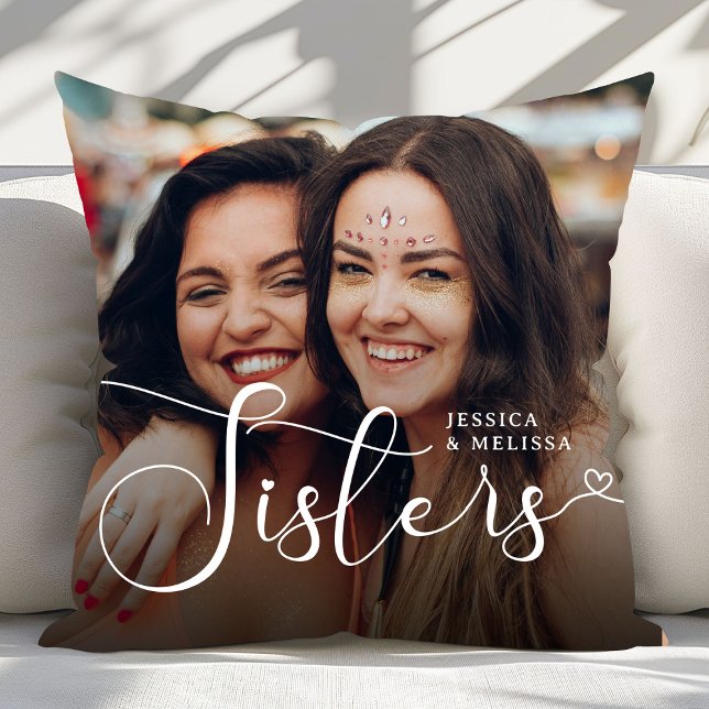 Modernes Geschenk für das Script-Foto Kissen (Von Creator hochgeladen)
