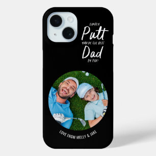 Modernes Geschenk für schwarze Typografie von Golf Case-Mate iPhone Hülle
