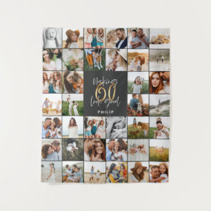 Modernes Geschenk zum 60. Geburtstag mit mehreren Wandteppich