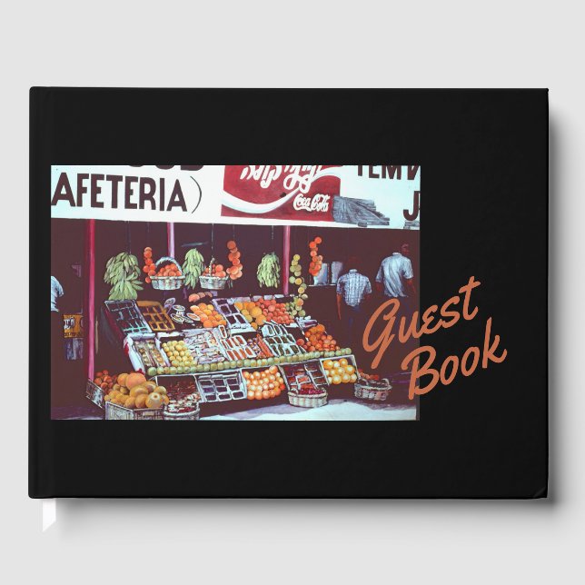 Modernes Gesicht auf einem zeitlosen Handel, Jeric Gästebuch (Vorderseite)