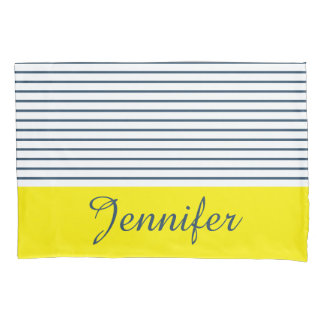 Modernes gestreiftes Muster Kissenbezug