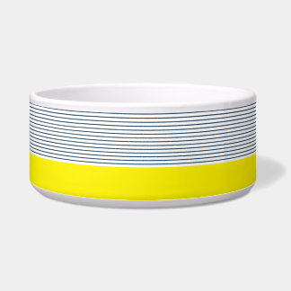Modernes gestreiftes Muster Napf