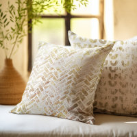 Modernes gestresstes Goldmuster - Herringbone