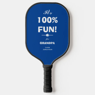 Modernes GIFT FÜR GRANDPA Cooler Script Name Class Pickleball Schläger