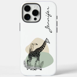 Modernes Giraffe iPhone iPhone 16 Pro Max Hülle